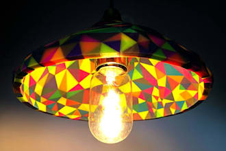 design a custom 3d printable lamp based on your idea