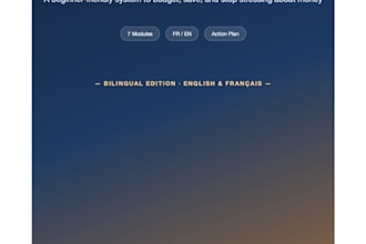 send you a personal finance reset training guide PDF