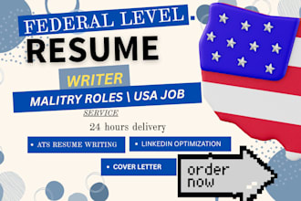 write federal resume for usajobs and military federal employment