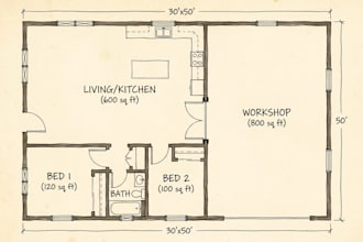 design custom barndominium plans with 2d floor plans