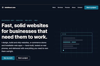 design and build a wordpress website that loads fast on mobile