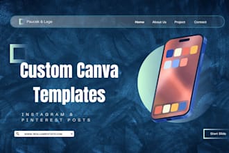 design professional canva templates and social media posts