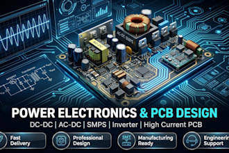 design dc dc converter, ac dc converter, smps, power electronics, and pcb layout