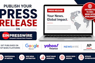 publish your press release on ein presswire google news yahoo finance newswire