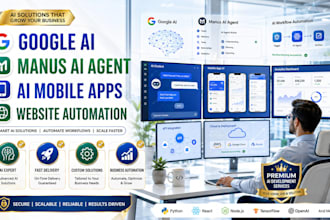 build google ai manus ai agent mobile app and website automation