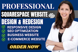 squarespace website design, redesign and customization