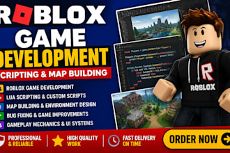 do roblox game development, roblox map builder, roblox scripter