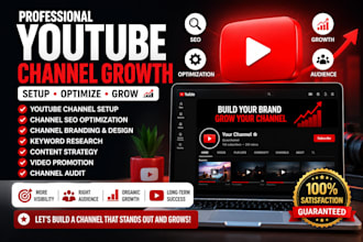 setup your youtube channel and promote your video