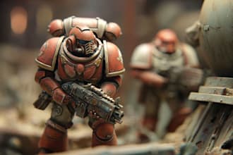 paint your warhammer 40k and fantasy miniatures
