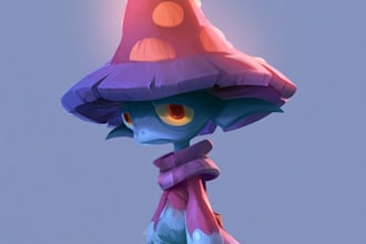 draw 2d game character or 2d game character