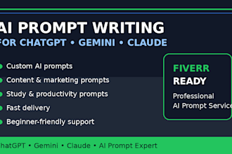 write ai prompts for chatgpt gemini and claude professionally