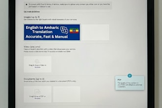 do professional english to amharic translation