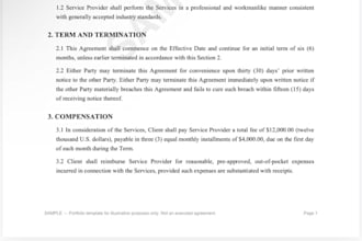 draft contracts, petitions, and legal documents