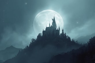 design fantasy and minimal book and ebook cover