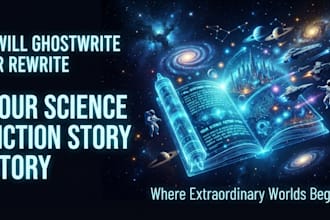ghostwrite or rewrite your best selling scifi story