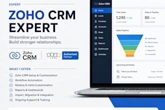 build ai integrations and zoho CRM automation