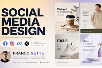 diseñaré anuncios y publicaciones creativas para tus redes