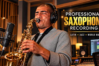 record professional sax clarinet or vocals for your song