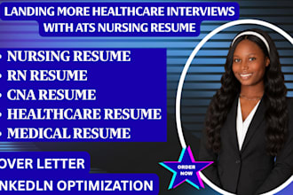 write ats nursing resume, rn, lpn, cna, np, caregiver and healthcare resume