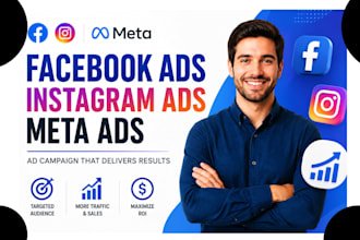 run and manage facebook ads and instagram ads for your business campaign