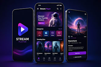 rebrand ott app, setup admin panel, restream and multi channel streams