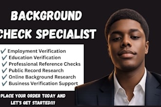 do employment background check, tenant screening and public record search