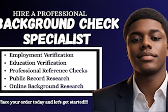 do employment background check, tenant screening and public record search