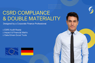create a double materiality matrix and csrd compliance check for your business