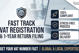 do de vat number registration with 1 year return filling