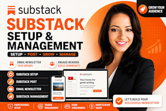 substack account setup substack post substack management for you