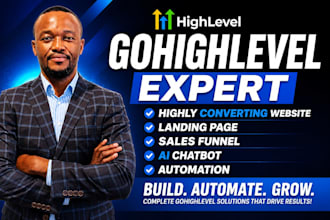 gohighlevel landing page gohighlevel website go highlevel sales funnel chatbot