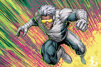 make comic book or cover
