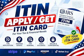 apply your irs itin number for non US residents with complete w7 application