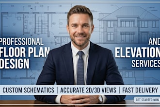 create professional floor plans and elevation drawings for ca, tx, fl and ny