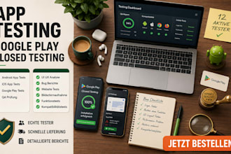 fehlersuche für android, ios apps, websites, QA tests und benutzertests