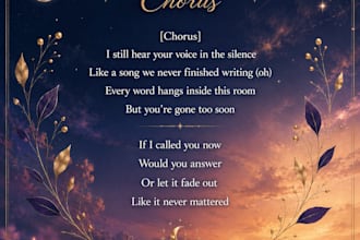 write original song lyrics