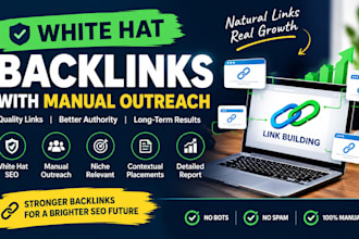 build white hat backlinks with manual outreach link building