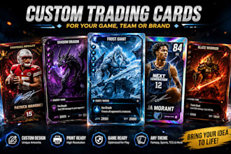 design custom tcg cards, trading cards, ccg card design