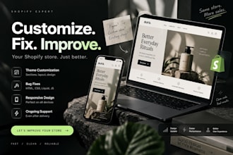 customize, fix or edit your shopify theme
