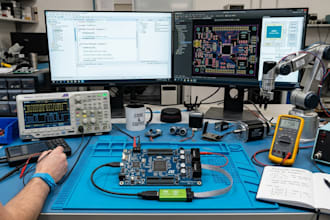 develop stm32 firmware, robotics, sensor integration, motor drivers and rtos