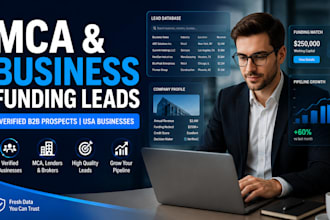 provide verified mca leads and business funding leads for brokers