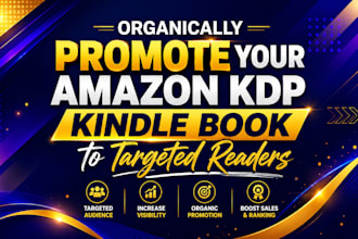 organically promote your amazon KDP kindle book to targeted readers