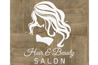make fashion, beauty, cosmetic spa hair eyelashes logo