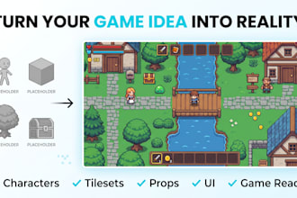 create custom pixel art game assets for your indie game