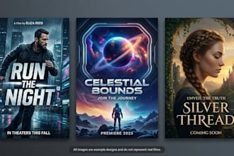 do unique or creative movie poster design for you in 2 hours
