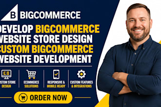 develop bigcommerce website store design custom bigcommerce website development