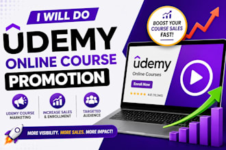 do udemy online course promotion, udemy course marketing, udemy sales promotion