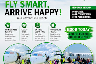 design professional flyers, posters and social media graphics