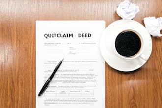provide real estate quitclaim deed properties list in USA