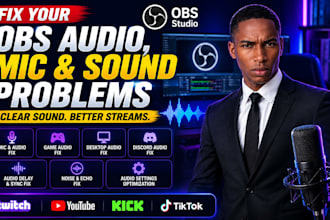 fix your obs audio, mic and sound problems